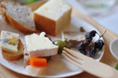 チーズとバゲット