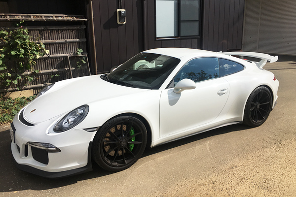 ポルシェ911（GT3）ホイールリペア