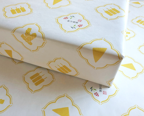 野口蒟蒻包装紙デザイン