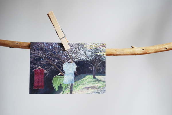 春の編み物展DM