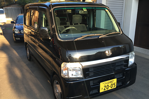 ホンダ バモス　磨き施工後