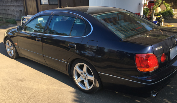 トヨタ アリスト　マニキュアコート（コーティング）前