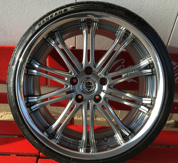 クラウン 社外ホイール（WORK）ホイールリペア後