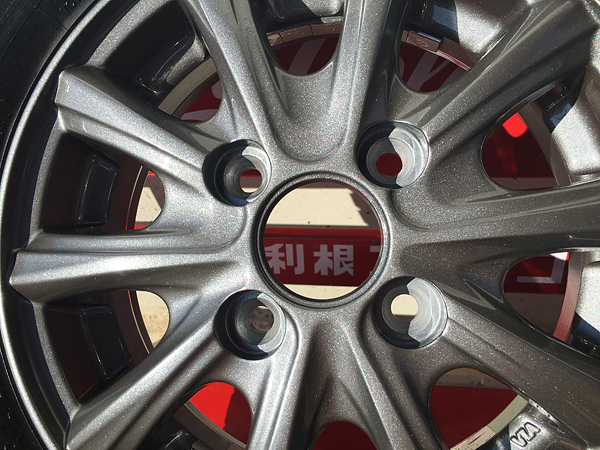 スズキ エブリィ　社外ホイールリペア後