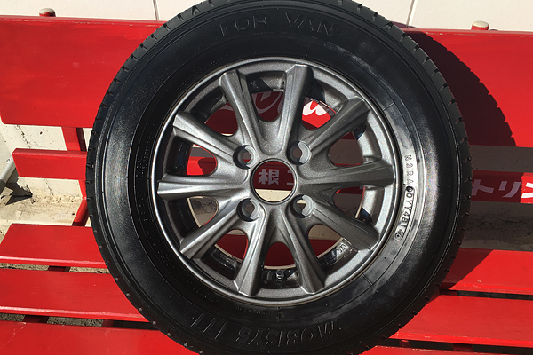 スズキ エブリィ　社外ホイールリペア後