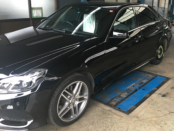 ベンツ ＡＭＧ　純正ポリッシュホイール リペア