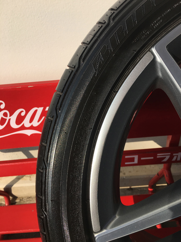 ベンツ ＡＭＧ　純正ポリッシュホイール リペア後