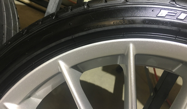 アルファロメオ　純正ホイールリペア後