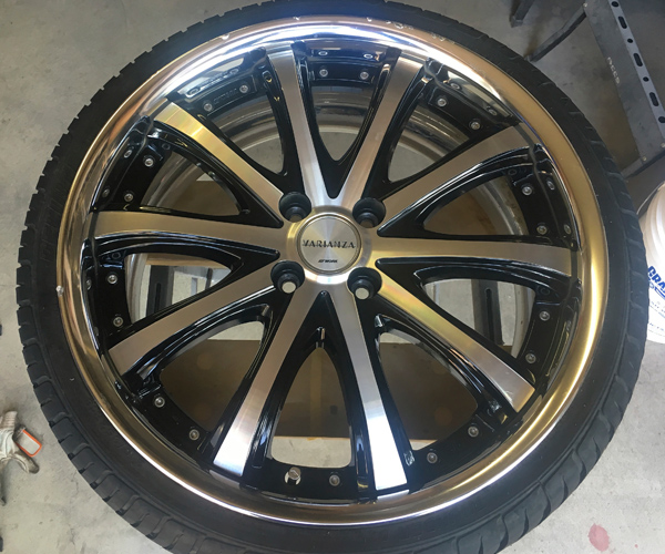 スズキ スイフト　社外（Ｗork）ホイールリペア前