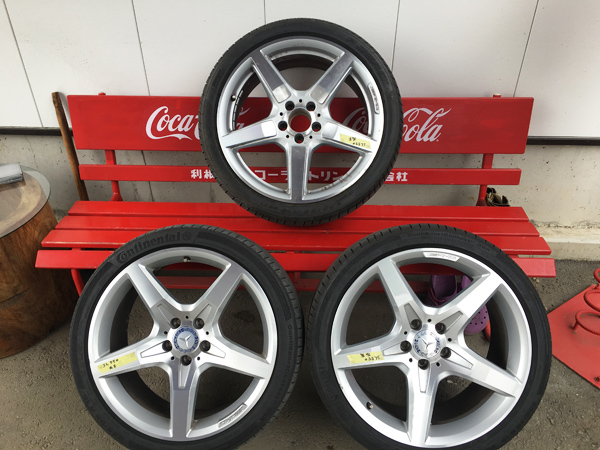 メルセデスベンツ ＡＭＧ ＳＬ５５０　ホイールリペア