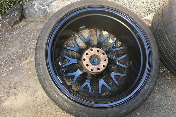 メルセデスベンツ　ホイール歪み修理後