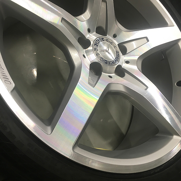 ベンツ SL550　ダイヤモンドカット ホイールリペア