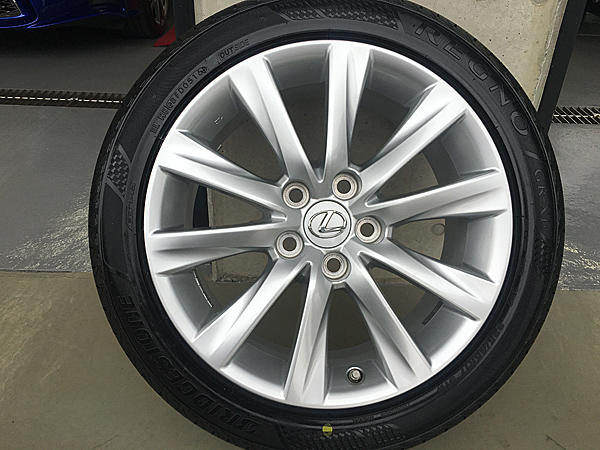 レクサス ＩＳ　ホイールリペア後